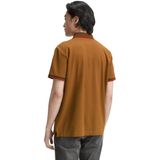 TOM TAILOR - Piqué Poloshirt - Deep Cognac - Korte Mouwen