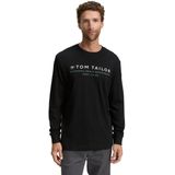 Tom Tailor - 1047769 - T-shirt - Zwart - Lange Mouwen