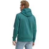 TOM TAILOR - Shirt - Smaragd/Wit - Ronde Hals - Kwartmouw