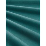 TOM TAILOR - Shirt - Smaragd/Wit - Ronde Hals - Kwartmouw