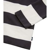 TOM TAILOR - Shirt - Navy / Offwhite - Lange Mouw - Gestreept