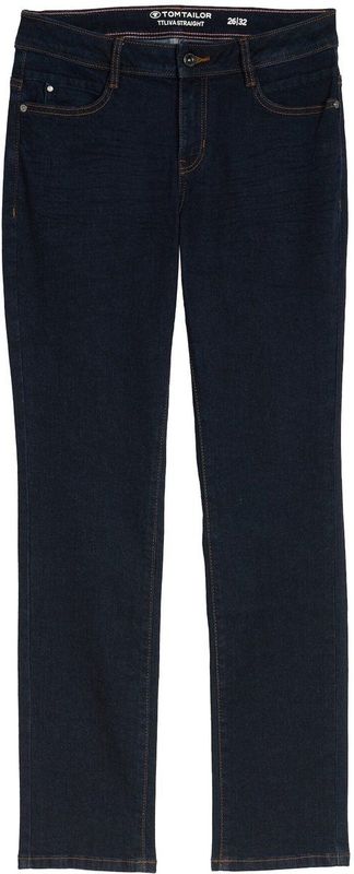 TOM TAILOR - Jeans - Donkerblauw - Regular Fit - 5-pocket-style