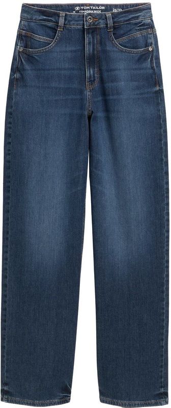 TOM TAILOR Dames Jeans, 10119 - Used Mid Stone Blue Denim, 25W / 32L