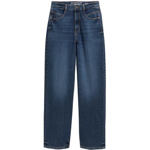 TOM TAILOR - Madina - Jeans - Donkerblauw - Wide Leg - High Waist