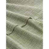 TOM TAILOR - Blouse - Olijfgroen/Wit - Wijde Blouse - Losse Pasvorm