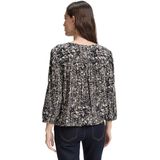 Blouse - Gevoerd - Viscose - All-over Patroon - Driekwart Mouw