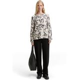 TOM TAILOR - Shirt - Grijs - Lange Mouw - Bloemenprint