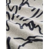 TOM TAILOR - Shirt - Grijs - Lange Mouw - Bloemenprint