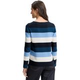 Tom Tailor - Gebreide Gestructureerde Gestreepte Trui