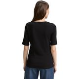 Bikini - Deep Black - Zonder Capuchon - Halve Armlengte - Afgeronde Zoom