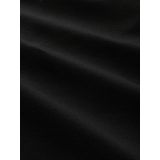 Bikini - Deep Black - Zonder Capuchon - Halve Armlengte - Afgeronde Zoom