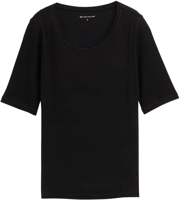 Bikini - Deep Black - Zonder Capuchon - Halve Armlengte - Afgeronde Zoom