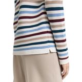 Tom Tailor - Regular Fit - Damespullover - Puur Katoen - All-over Motief