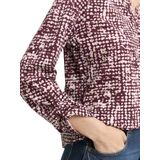 TOM TAILOR - Shirt - Lichtbeige - Dierenprint - Lange Mouwen