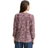 TOM TAILOR - Shirt - Lichtbeige - Dierenprint - Lange Mouwen