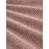 Tom Tailor Denim - Gebreide Trui - Antique Rose Melange - Met Breistructuur