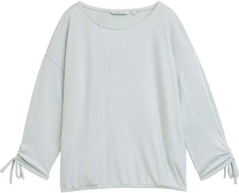 Losse Top - Lichtgekleurde - Jacquard - Losse Pasvorm