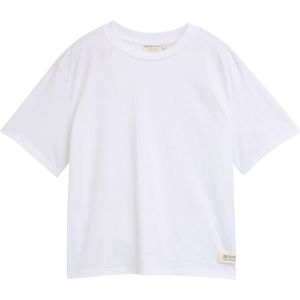 TOM TAILOR DENIM - Shirt - Wit - Jersey - Ronde Hals - Kwartmouw