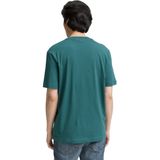 TOM TAILOR - Jasper Green - T-shirt - Katoen - Met Logo-print