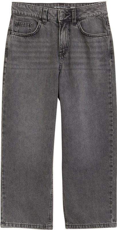 Used Mid Stone Grey - Baggy Jeans - Denim