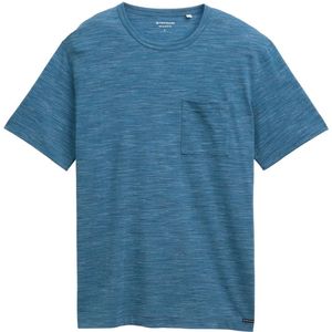 TOM TAILOR - Shirt - Opaal - Pastelblauw - Zwart