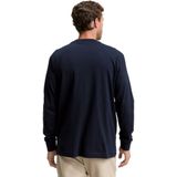 TOM TAILOR - Shirt - Donkerblauw/Rood/Wit - Lange Mouw