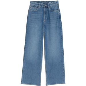 TOM TAILOR DENIM - LINOU - Jeans - Blauw - High Waist - Wide Leg