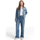 TOM TAILOR DENIM - LINOU - Jeans - Blauw - High Waist - Wide Leg