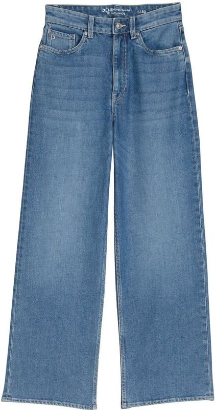TOM TAILOR DENIM - LINOU - Jeans - Blauw - High Waist - Wide Leg