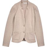 Tom Tailor - Korte Damesblazer - Mêlee - Katoenmix - Regular Fit