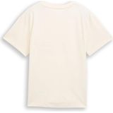 Tom Tailor - T-shirt - Soft cream white - Oversized - Voor Jongens