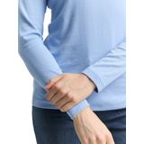 Tom Tailor - Turtleneck - Effen - Regular Fit - Katoen- en Viscosemix