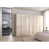 rauch Drehtürenschrank »Kleiderschrank Kleiderschränke Schrank Garderobe AGORDO mit Glasfront«, (in zwei Griff-Farben), durchdachte Innenausstattung, in 6 Breiten und 2 Höhen MADE IN GERMANY