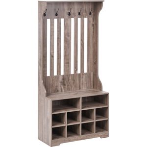 vidaXL Eettafel Industriële Stijl - 200 x 100 x 76 cm - Massief