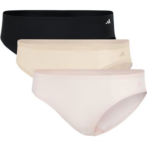 adidas SPORTSWEAR - Slip - Crème Lichtroze Zwart - 6er Pack - Mid Waist