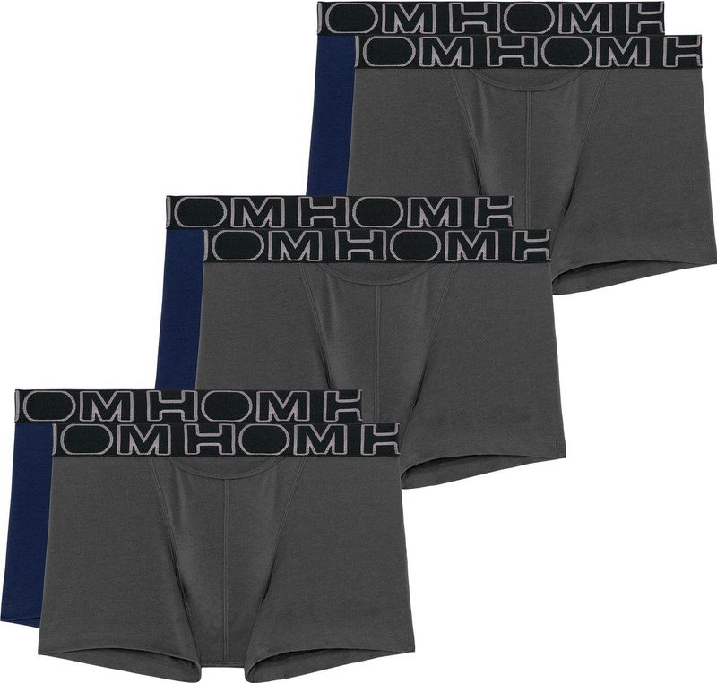 B.Bocelli - Bamboe Boxershort - Heren - Navy Grey - Maat L