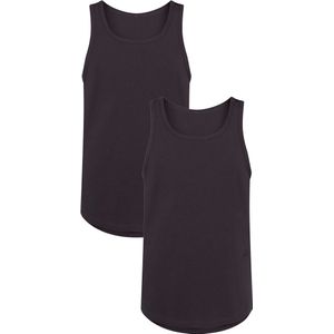 SLOGGI - Onderhemd - Bruin - 2 Pack - Mouwloos - Effen