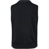 JP1880 Vest zwart, Effen
