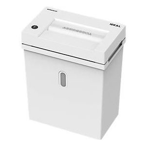 Aktenvernichter Ideal Shredcat 8200 CC, Partikelschnittschnitt 2 x 12 mm, P-5, 21 l, 12 Blatt Schnittleistung, grau