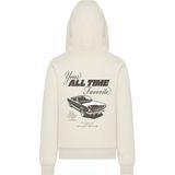 Mister Tee - Hoodie - Beige - Oversized Pasvorm - Met Capuchon