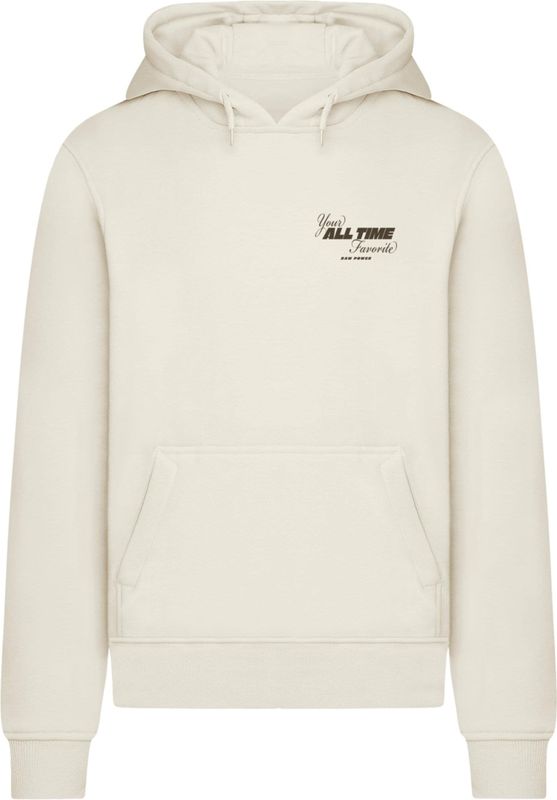 Mister Tee - Hoodie - Beige - Oversized Pasvorm - Met Capuchon