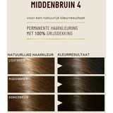 Guhl Natural Colors - No. 4  Middenbruin  - Crème-kleuring - Haarverf