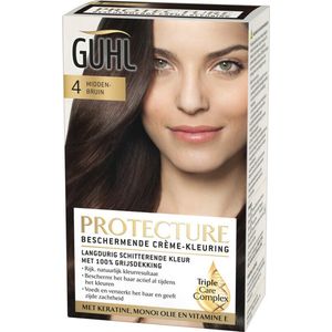 Guhl Natural Colors - No. 4  Middenbruin  - Crème-kleuring - Haarverf