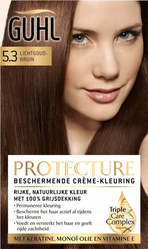 Guhl - Protecture Crème-Kleuring - Lichtgoudbruin - 100% Grijsdekking