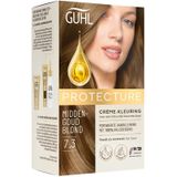 Guhl Protecture Beschermende Crème-Haarkleuring 7.3 Middengoudblond - 2x50 Milliliter