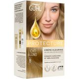 Guhl Protecture Beschermende Crème-Haarkleuring 8 Lichtblond, 2 x 50 ml