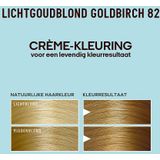 Guhl Pearlance Intensieve Crème-Haarkleuring 82 Lichtgoudblond Goldbirch