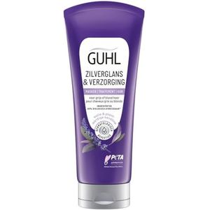 Guhl Zilverglans & Verzorging Anti-Geel Masker Met Paarse Salie en Olie - Voor Grijs of Blond Haar - 200 Milliliter