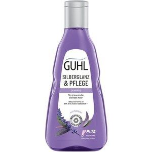Guhl Zilverglans & verzorgende shampoo – inhoud: 250 ml – anti-vergeling en verzorging voor grijs en blond haar