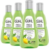 4x Guhl Shampoo Fris & Luchtig 250 ml